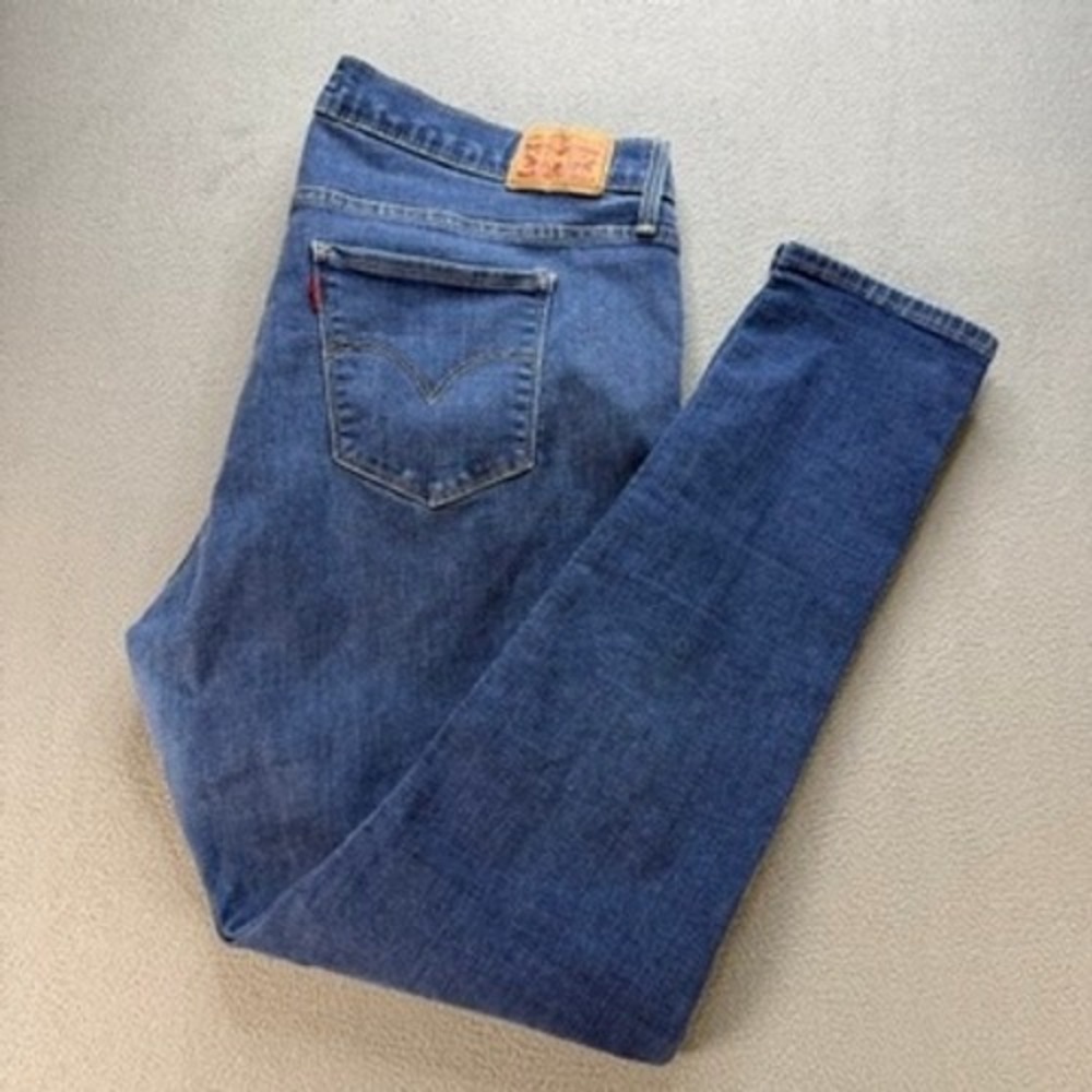 Levis 310 Jeans Shaping Super Skinny Fit 18W M Blue Stretch Denim Slimming‎